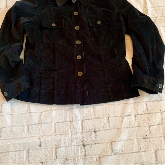 Talbots Black Jacket Size 14 - Picture 6 of 8